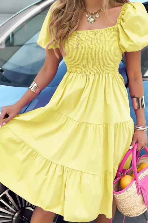 Haljina FEMETA YELLOW, Boja: žuta, IVET.RS - Nova Kolekcija