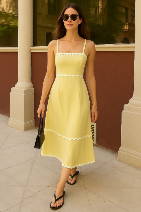 Haljina MUSERA YELLOW, Boja: žuta, IVET.RS - Nova Kolekcija