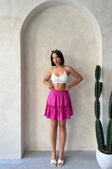 Suknja ZERVELZA PINK, Boja: roze, IVET.RS - Nova Kolekcija