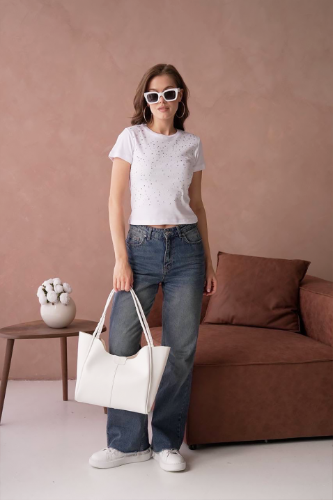 Majica RAVIKA WHITE, Boja: bela, IVET.RS - Nova Kolekcija