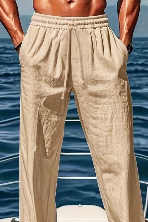 Muške pantalone MELSIDO BEIGE, Boja: bež, IVET.RS - Nova Kolekcija