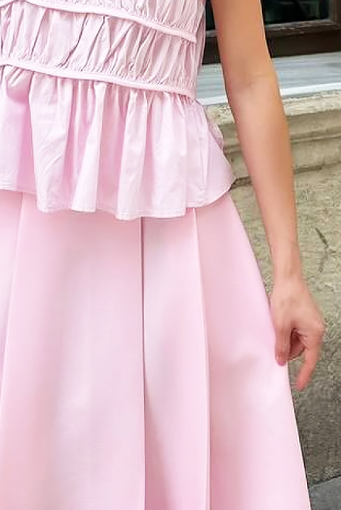 Suknja XERVINZA PINK, Boja: roze, IVET.RS - Nova Kolekcija