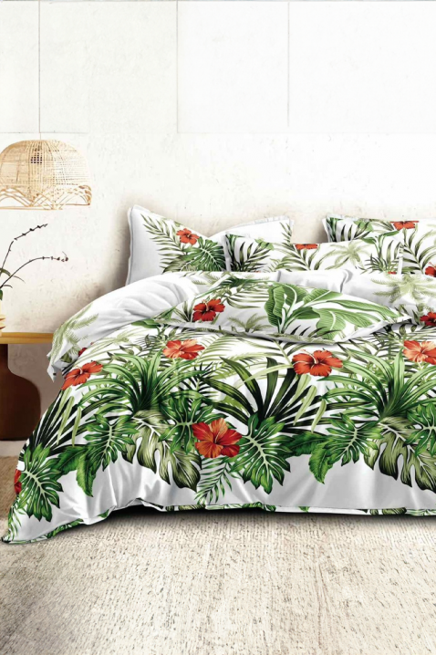 Komplet posteljine SRONEXA 200x220 cm pamuk - 4 dela, Boja: višebojna, IVET.RS - Nova Kolekcija