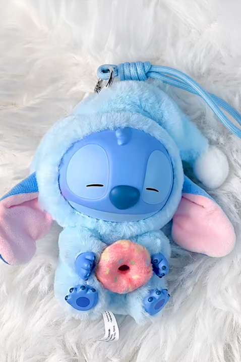 Plišani privezak SLEEPY DONUT, Boja: svetloplava, IVET.RS - Nova Kolekcija