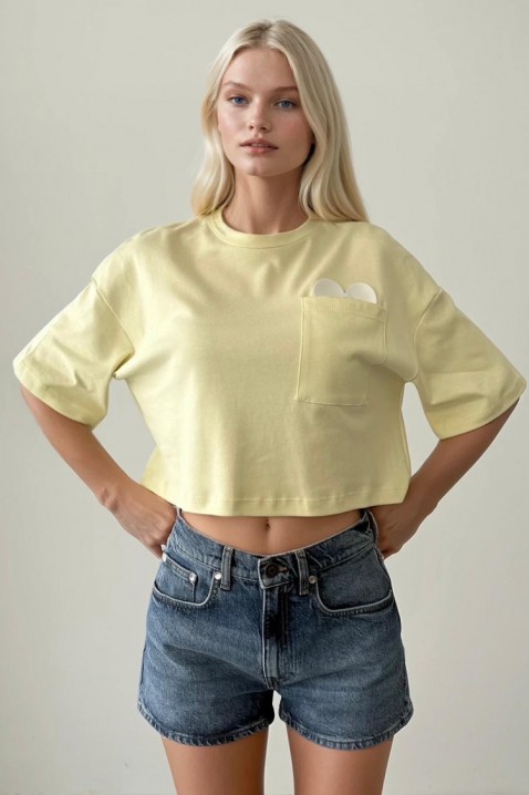 Majica GRIZOLZA YELLOW, Boja: žuta, IVET.RS - Nova Kolekcija