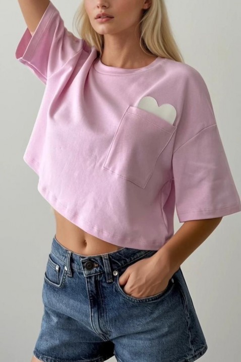 Majica GRIZOLZA PINK, Boja: roze, IVET.RS - Nova Kolekcija