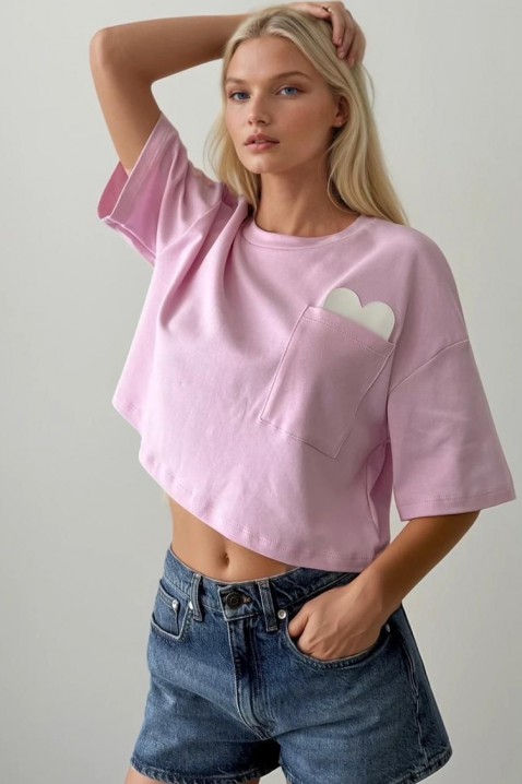 Majica GRIZOLZA PINK, Boja: roze, IVET.RS - Nova Kolekcija