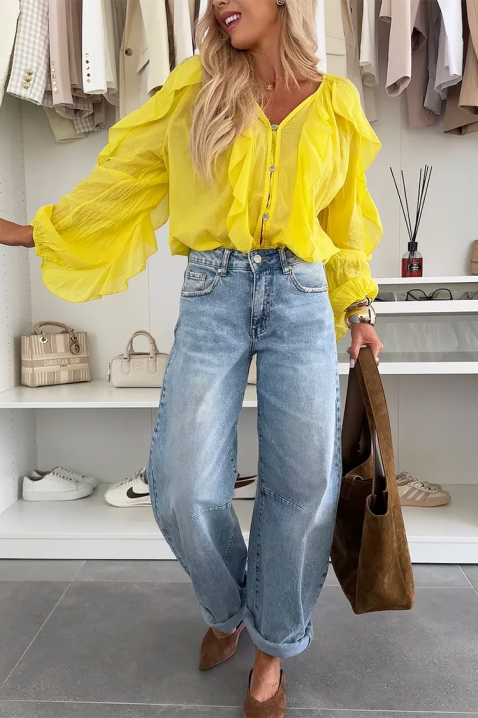 Ženska bluza VEONINA YELLOW, Boja: žuta, IVET.RS - Nova Kolekcija