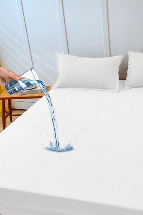 Čaršav sa lastišem MONDELGA WHITE 160х200 cm, Boja: bela, IVET.RS - Nova Kolekcija