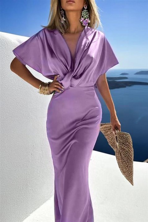 Haljina ENZOLRA PURPLE, Boja: ljubičasta, IVET.RS - Nova Kolekcija