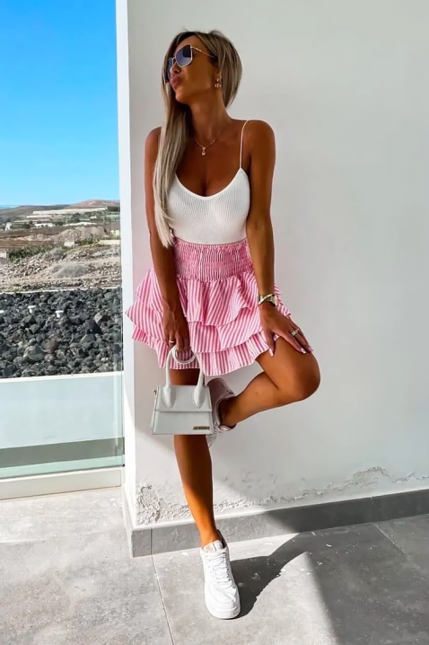 Suknja SENTOXA PINK, Boja: roze, IVET.RS - Nova Kolekcija