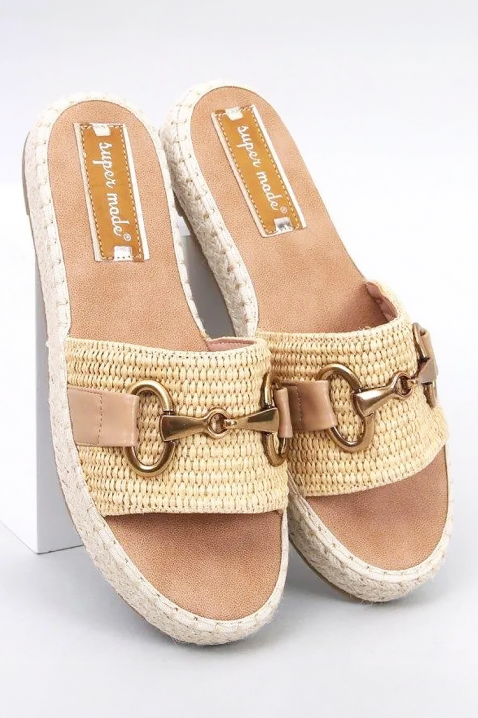 Ženske papuče VILITA BEIGE, Boja: bež, IVET.RS - Nova Kolekcija