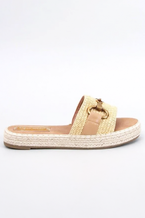 Ženske papuče VILITA BEIGE, Boja: bež, IVET.RS - Nova Kolekcija