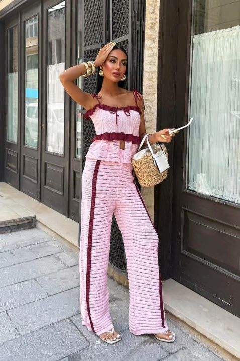 Komplet ESENTOLA PINK, Boja: roze, IVET.RS - Nova Kolekcija