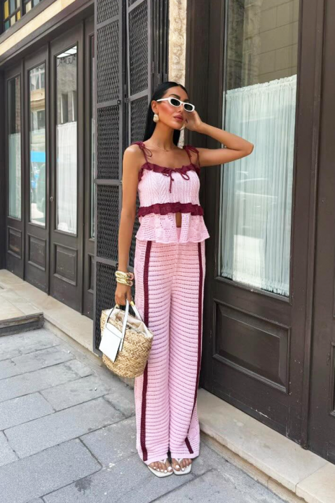 Komplet ESENTOLA PINK, Boja: roze, IVET.RS - Nova Kolekcija
