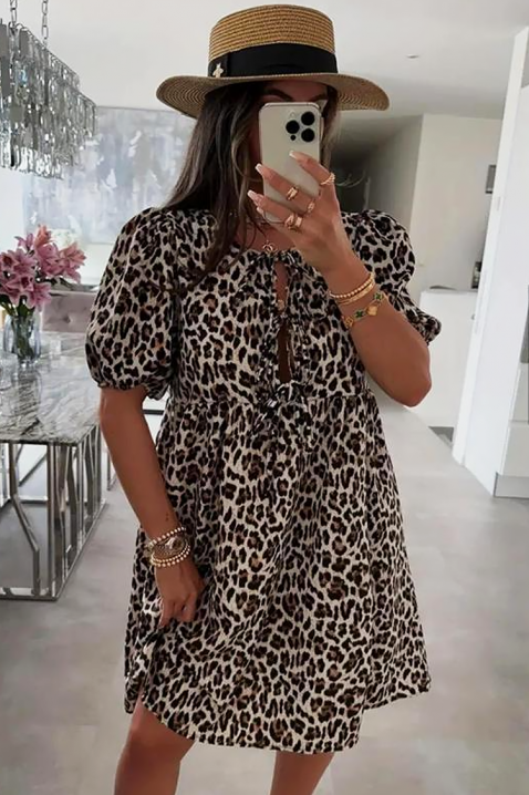 Haljina FASARA, Boja: leopard, IVET.RS - Nova Kolekcija