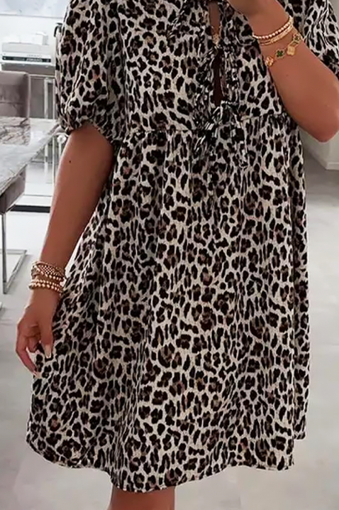 Haljina FASARA, Boja: leopard, IVET.RS - Nova Kolekcija