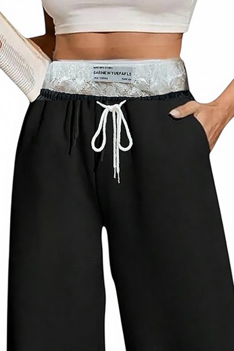 Pantalone FASHINA, Boja: crna, IVET.RS - Nova Kolekcija