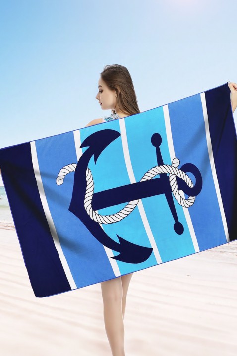 Peškir za plažu FESTIVA, Boja: plava, IVET.RS - Nova Kolekcija
