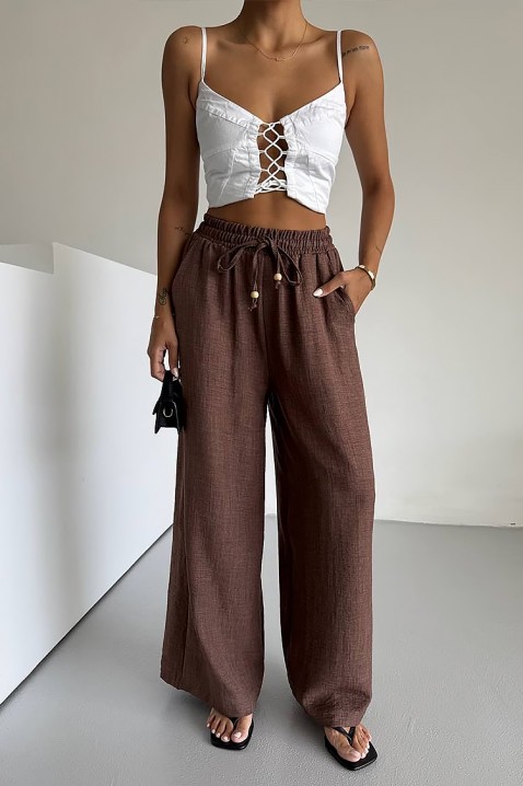 Pantalone ELENZANA, Boja: braon, IVET.RS - Nova Kolekcija
