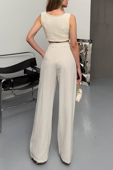 Pantalone RIVELZA, Boja: ecru, IVET.RS - Nova Kolekcija