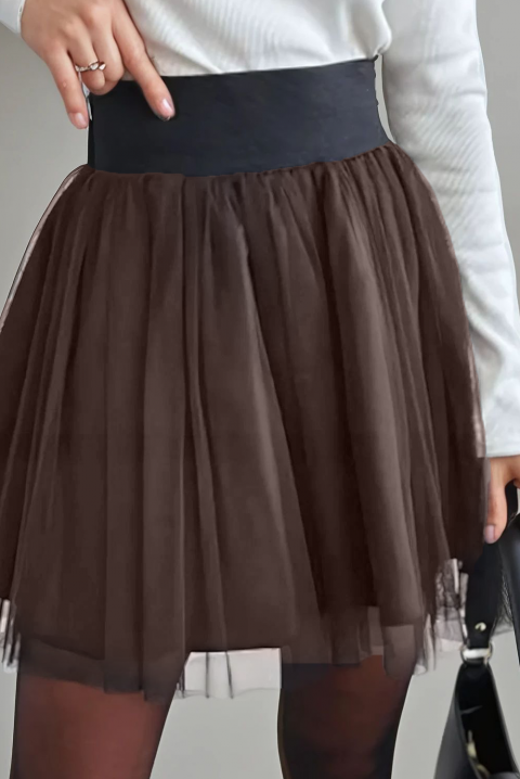 Suknja SARTELFA BROWN, Boja: braon, IVET.RS - Nova Kolekcija