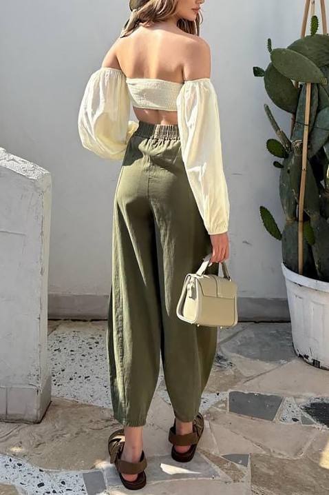 Pantalone AMORANA, Boja: kaki, IVET.RS - Nova Kolekcija