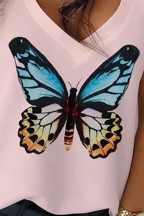 Top BUTTERFLANA PINK, Boja: roze, IVET.RS - Nova Kolekcija