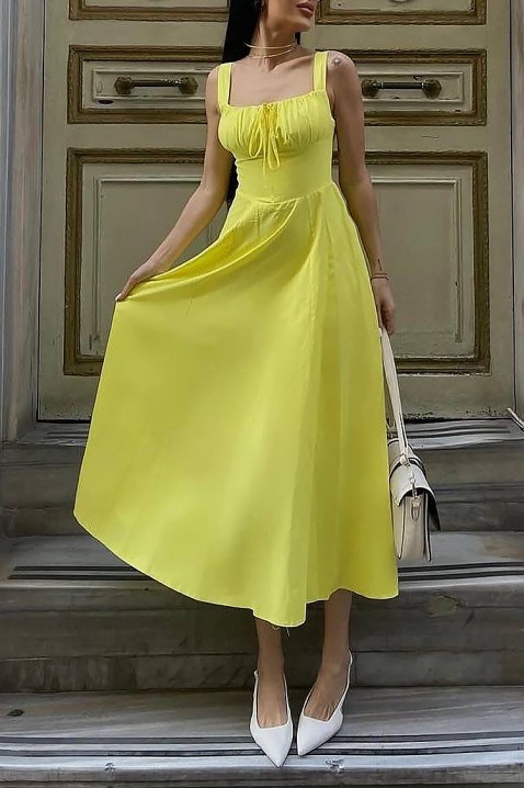 Haljina BELFORZA YELLOW, Boja: žuta, IVET.RS - Nova Kolekcija