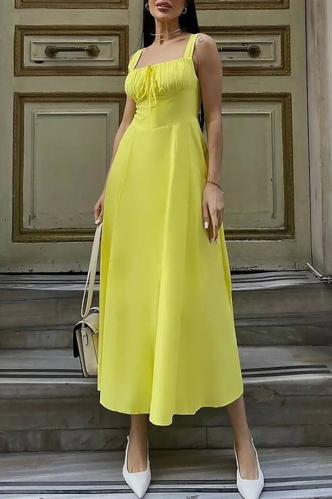 Haljina BELFORZA YELLOW, Boja: žuta, IVET.RS - Nova Kolekcija