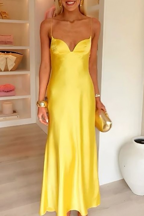 Haljina VALIMIA YELLOW, Boja: žuta, IVET.RS - Nova Kolekcija