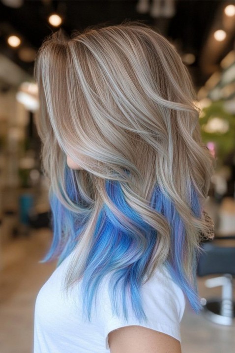 Kreda za kosu TINTESSA BLUE, Boja: plava, IVET.RS - Nova Kolekcija