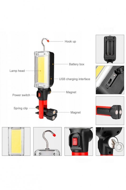 Radionička lampa VIRMENZO, Boja: crna, IVET.RS - Nova Kolekcija
