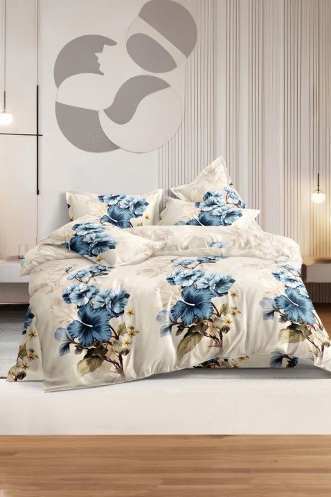 Komplet posteljine CIRELDA 200x220 cm pamuk - 4 dela, Boja: višebojna, IVET.RS - Nova Kolekcija