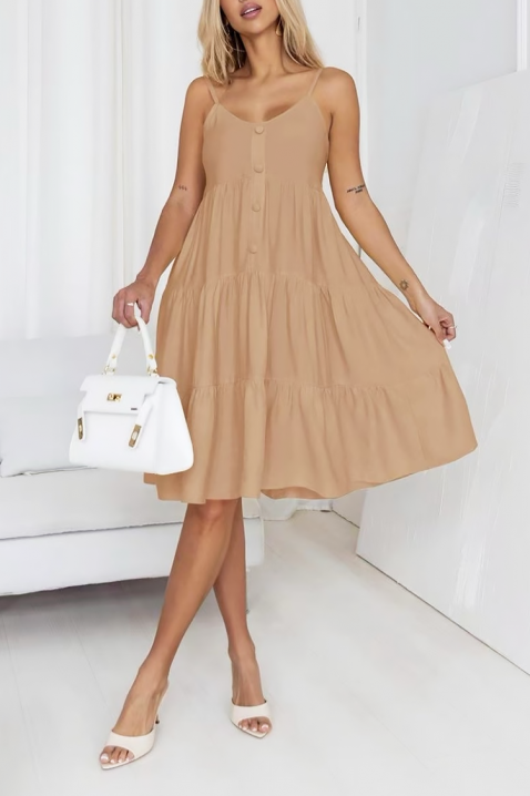 Haljina SOLFERNIA BEIGE, Boja: bež, IVET.RS - Nova Kolekcija