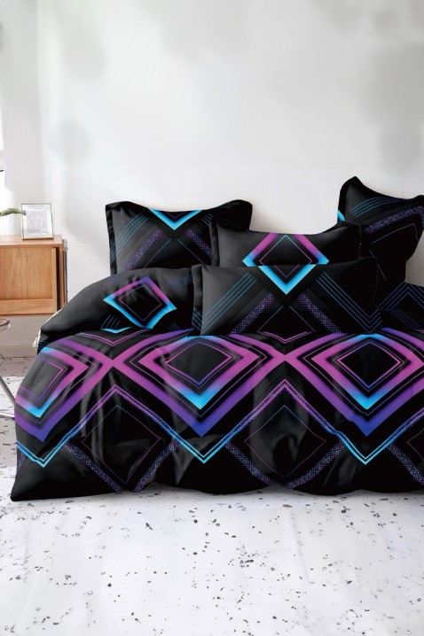 Komplet posteljine DORIMEA 200x220 cm pamuk - 4 dela, Boja: višebojna, IVET.RS - Nova Kolekcija