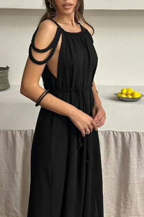 Haljina MIRZALFA BLACK, Boja: crna, IVET.RS - Nova Kolekcija