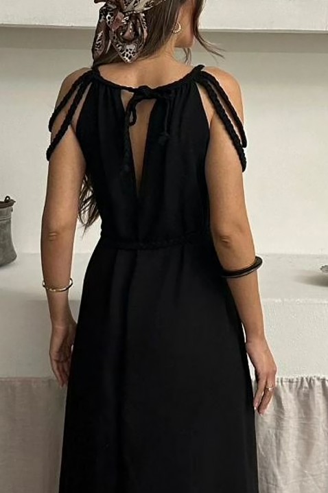 Haljina MIRZALFA BLACK, Boja: crna, IVET.RS - Nova Kolekcija