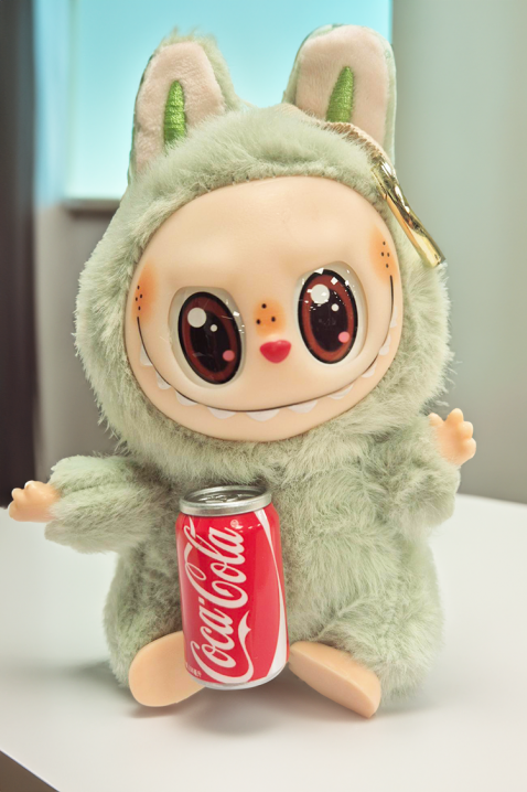 Aksesoar za torbu LABUBU COCA COLAGREEN, Boja: zelena, IVET.RS - Nova Kolekcija