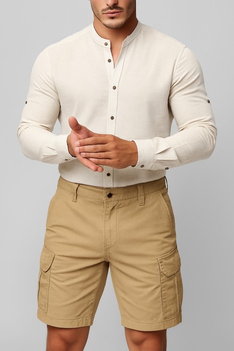 Muške bermude ROLJO BEIGE, Boja: bež, IVET.RS - Nova Kolekcija