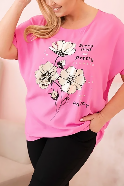 Majica BROLINDA PINK, Boja: roze, IVET.RS - Nova Kolekcija