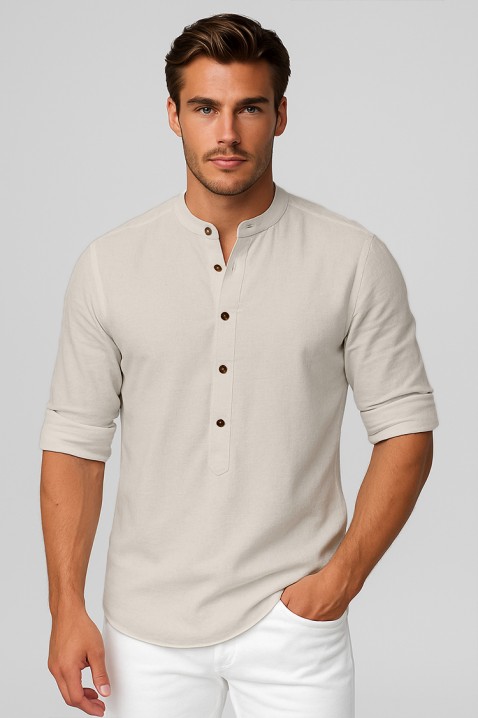 Muška košulja KREFON BEIGE, Boja: bež, IVET.RS - Nova Kolekcija