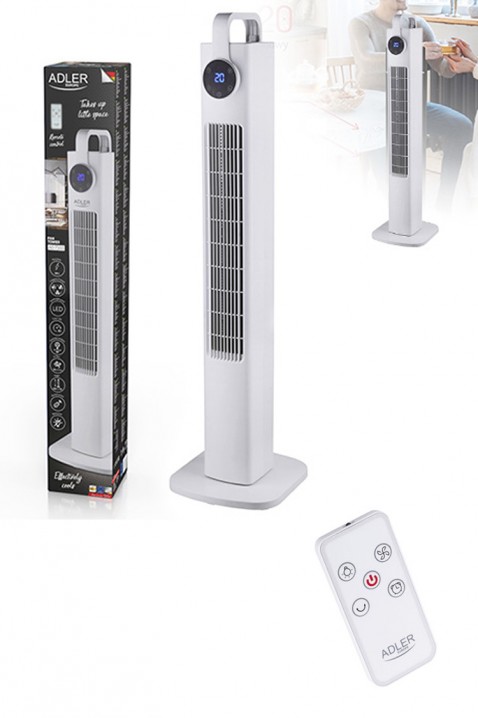 3 u 1 ventilator, osveživač i prečišćivač vazduha FOMELY, Boja: bela, IVET.RS - Nova Kolekcija