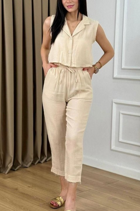 Komplet ZARAKAVA BEIGE, Boja: bež, IVET.RS - Nova Kolekcija
