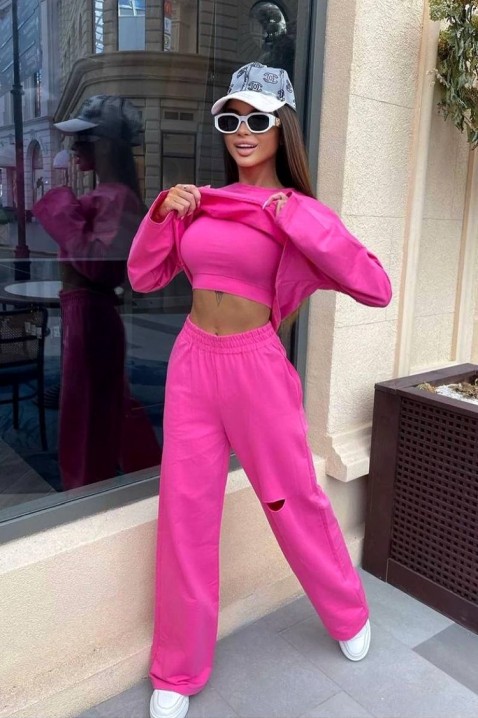 Komplet TRISETA FUCHSIA, Boja: fuksija, IVET.RS - Nova Kolekcija