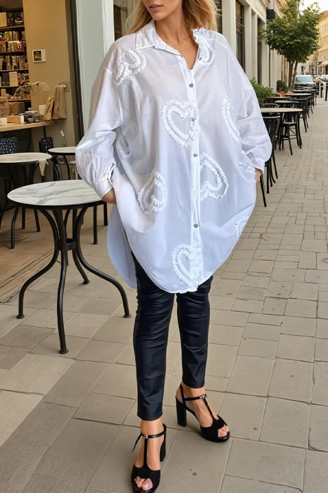 Ženska košulja MADERINA WHITE, Boja: bela, IVET.RS - Nova Kolekcija