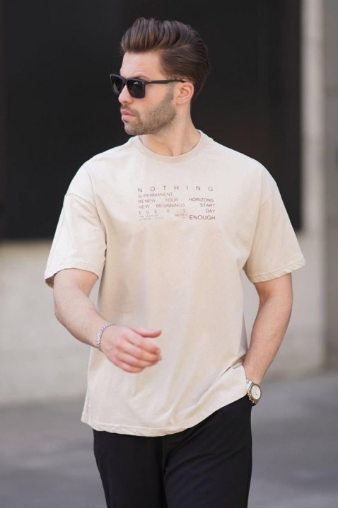 Muška majica TARMEDO BEIGE, Boja: bež, IVET.RS - Nova Kolekcija