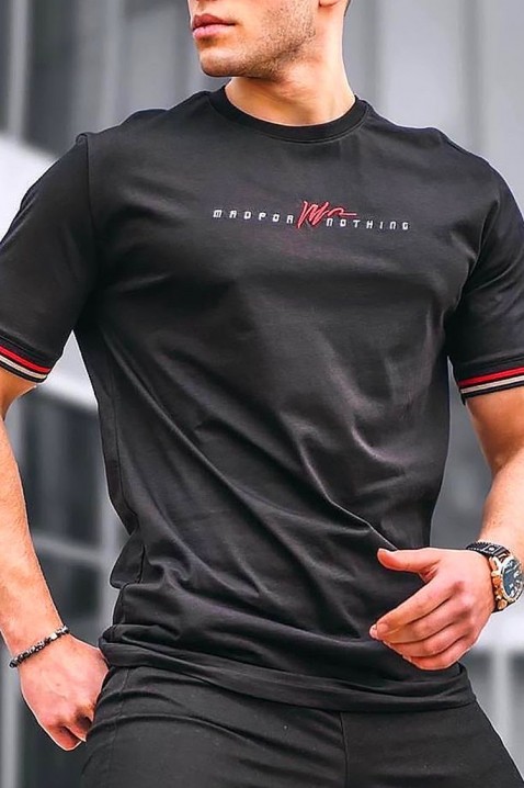 Muška majica MRONSON BLACK, Boja: crna, IVET.RS - Nova Kolekcija