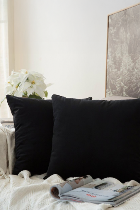 Jastučnica FLOMEJA BLACK 40х40 cm, Boja: crna, IVET.RS - Nova Kolekcija