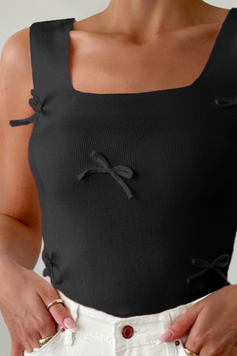 Top PLISIA BLACK, Boja: crna, IVET.RS - Nova Kolekcija